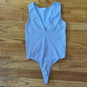 Out from Under seamless bodysuit lavender
